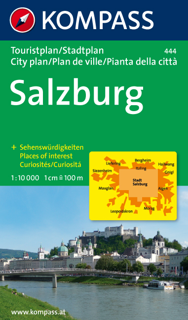 Mapa Salzburg plán města