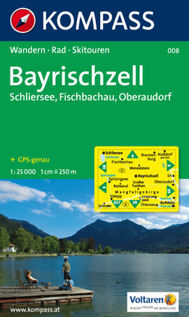Turistická mapa Bayrischzell Kompass