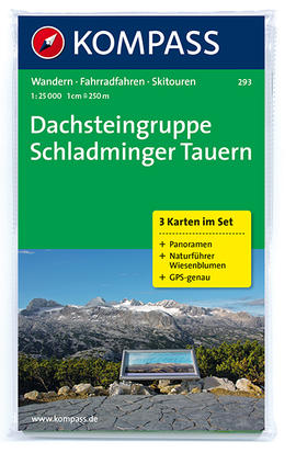 Turistická mapa Dachsteingruppe - Schladminger Tauern Kompass