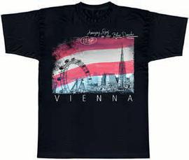Tričko Vídeň černé