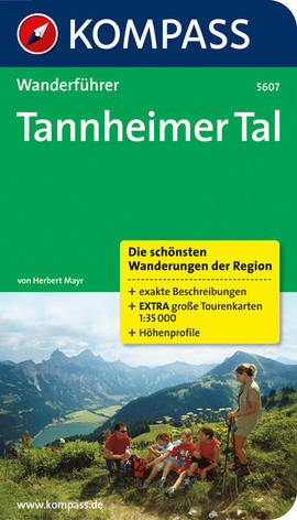 Tannheimer Tal průvodce turistický Kompass