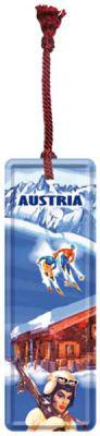 Kovová záložka Austria zima