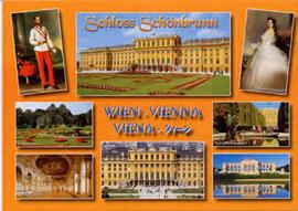 Pohlednice zámek Schönbrunn