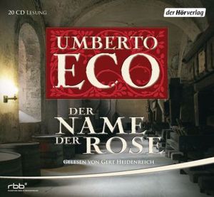 Umberto Eco: Jméno růže v němčině audiokniha 20CD
