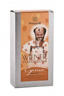 Bio káva Wiener Verführung Espresso mletá Sonnentor 500g