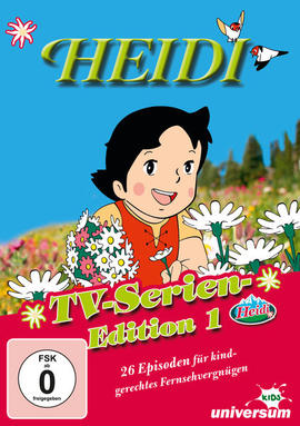 Heidi seriál animovaný 4DVD