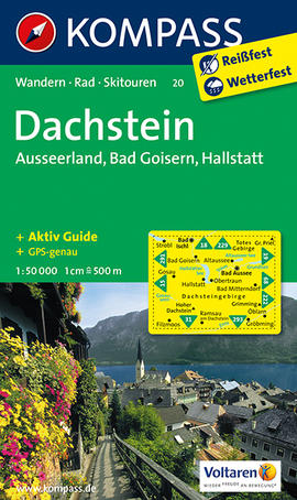 Dachstein mapa turistická Kompass