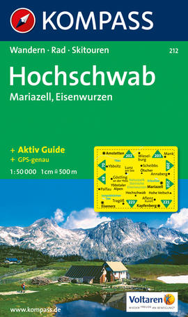 Mapa Hochschwab Mariazell Kompass