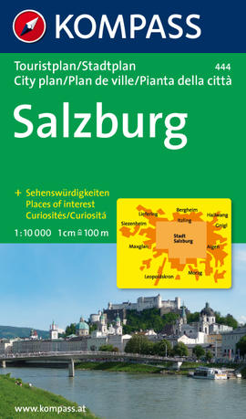 Mapa Salzburg plán města