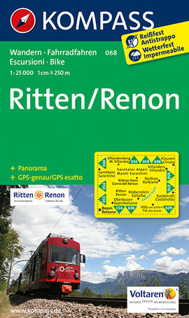 Turistická mapa Ritten - Renon Kompass
