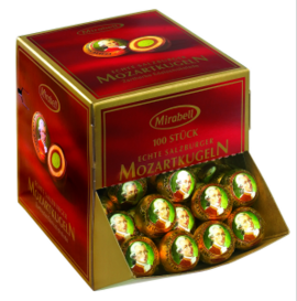Mozartovy koule Mirabell 100 ks velké balení AKCE -60% Mozartovy koule Mirabell 100 ks velké balení AKCE -60%
