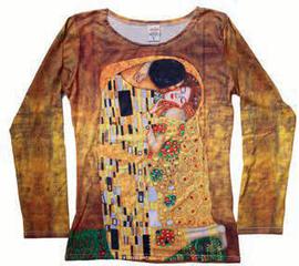 Dámské tričko Gustav Klimt dlouhé rukávy