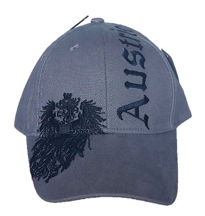 Kšiltovka Austria orlice šedá