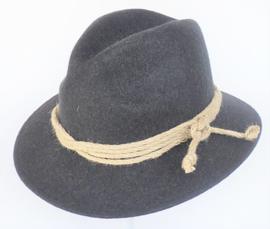Rakouský klobouk Murtalerhut tmavě šedý
