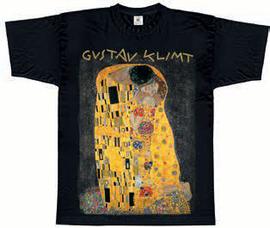 Tričko Gustav Klimt Polibek