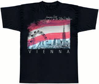 Tričko Vídeň černé