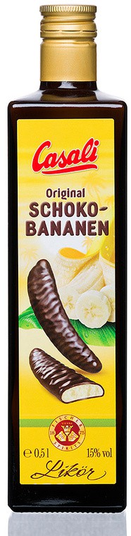 Likér banány v čokoládě Casali 0,5L 