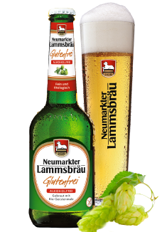 Bio bezlepkové pivo nealkoholické Neumarkter Lammsbräu