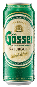 Gösser NaturGold nealkoholické pivo plechovka