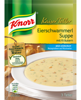 Houbová polévka s liškami v sáčku Knorr