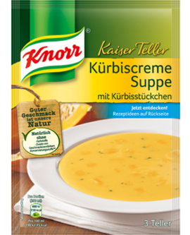 Krémová dýňová polévka v sáčku Knorr