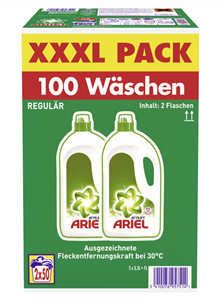 Ariel prací gel 2 balení (100 dávek)