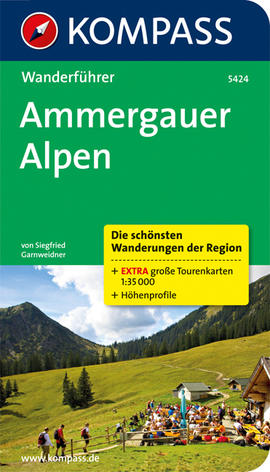 Ammergauer Alpen průvodce turistický Kompass