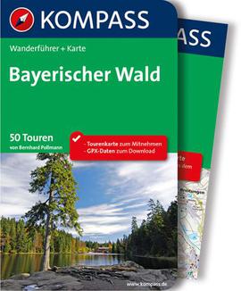 Bavorský les průvodce turistický Kompass