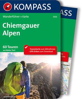 Chiemgauer Alpen průvodce turistický Kompass