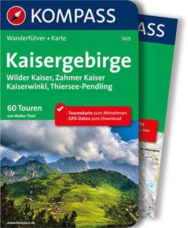 Kaisergebirge průvodce turistický Kompass