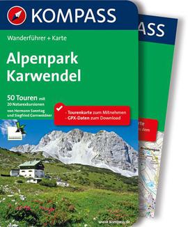 Karwendel průvodce turistický národní park Kompass