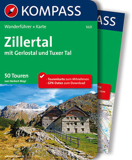 Zillertal průvodce turistický Kompass