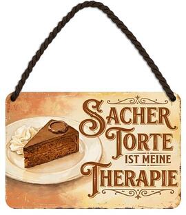 Plechová cedule Sacher Torte