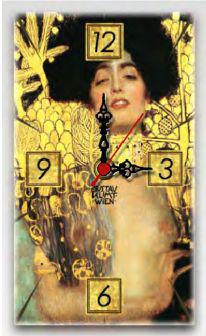 Dřevěné hodiny Gustav Klimt Judith