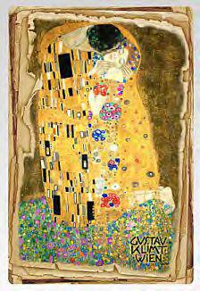 Pohlednice Gustav Klimt Polibek