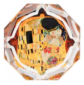Popelník Gustav Klimt skleněný
