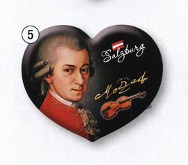 Magnet Mozart srdce