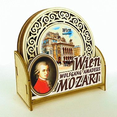 Pivní podtácky Mozart