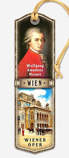 Záložka Mozart Vídeň