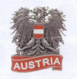 Kovový magnet Austria orlice