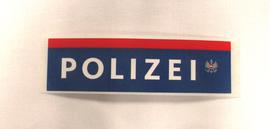 Nálepka rakouské policie Polizei