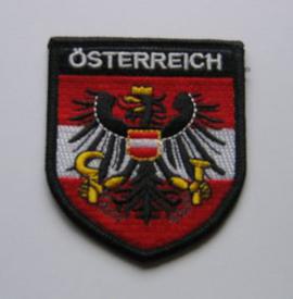 Nášivka Österreich červeno-bílo-černá