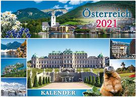Nástěnný kalendář Rakousko 2021 AKCE -50%