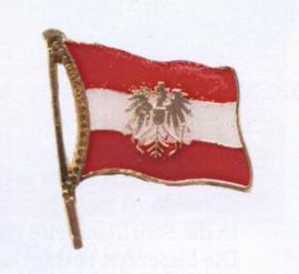 Odznak rakouská vlajka