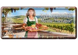Plechová cedule Heuriger