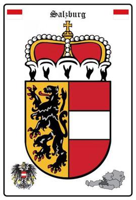 Plechová cedule Salzburg znak