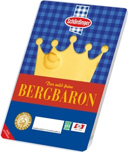 Bergbaron sýr plátky Schärdinger 150g