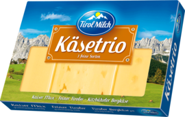 Käsetrio sýr tři druhy Tirol Milch